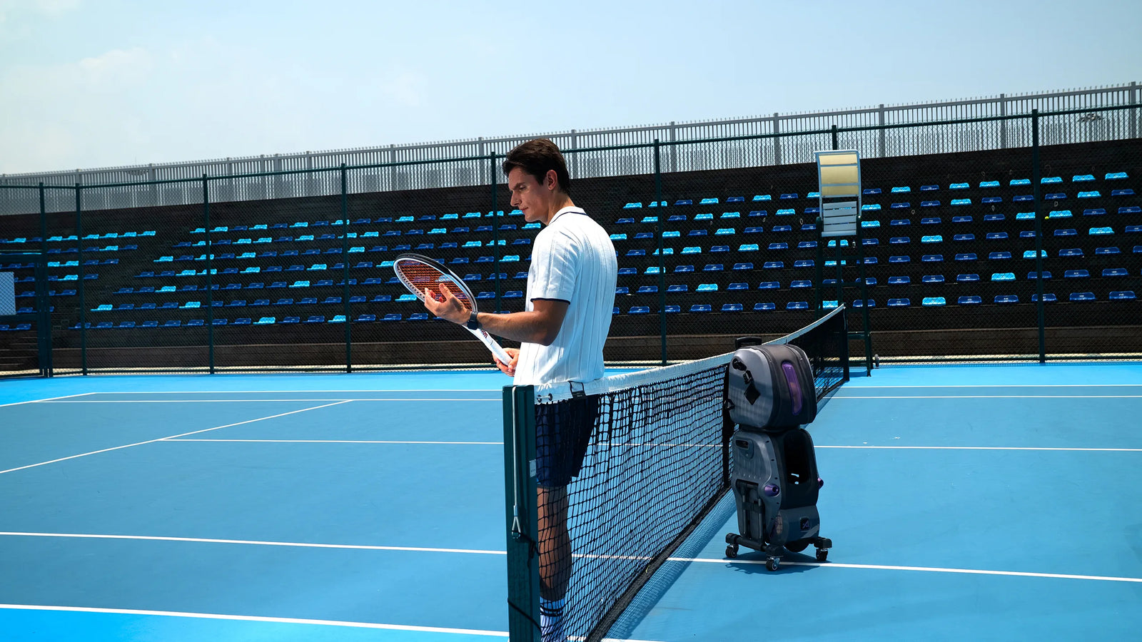 AceiiLab A1 tennis-training robot; official brand product image